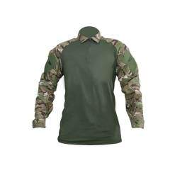 Combat Shirt Multicam Tático Titãs Gola Mandarin Uv 50+ Fox
